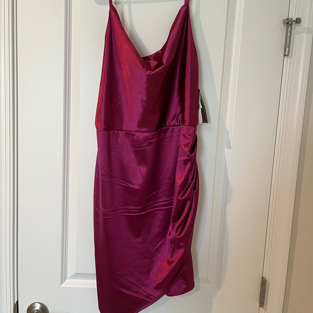 BCX magenta dress. Size 13.